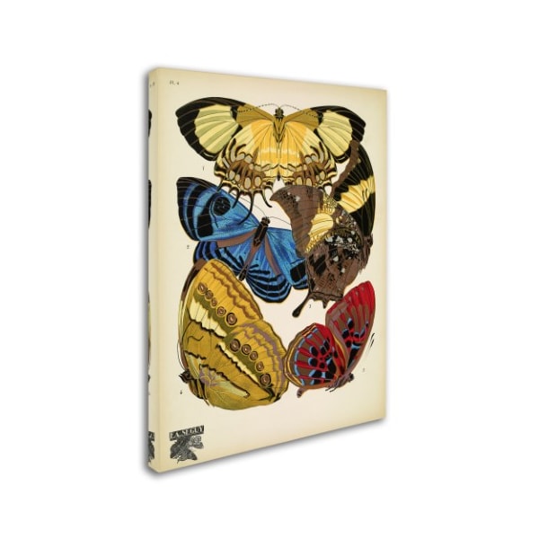 Vintage Apple Collection 'Papillons 4' Canvas Art,35x47